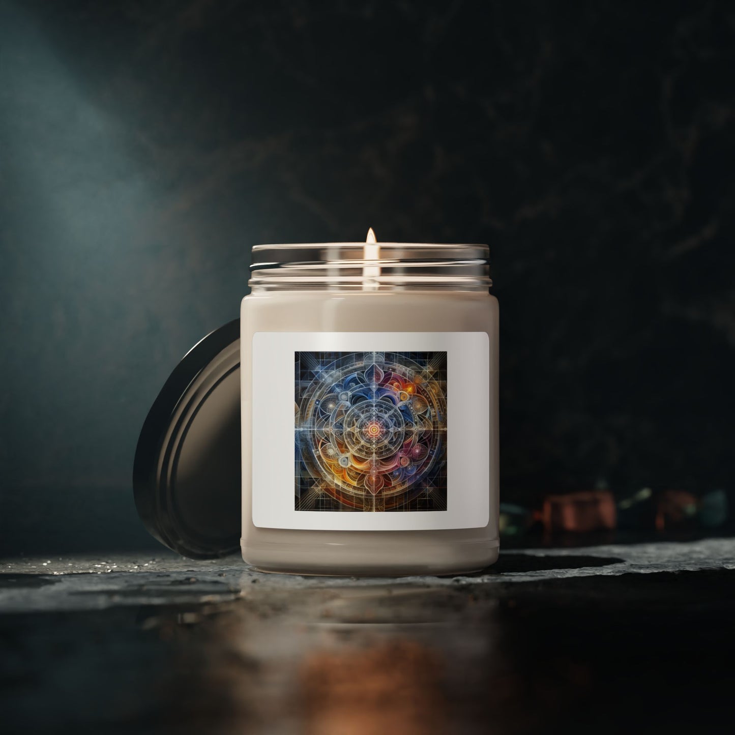 Sacred Geometry Candle - Illuminate Your Space with Divine Harmony