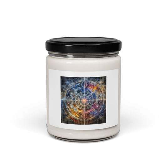 Sacred Geometry Candle - Illuminate Your Space with Divine Harmony