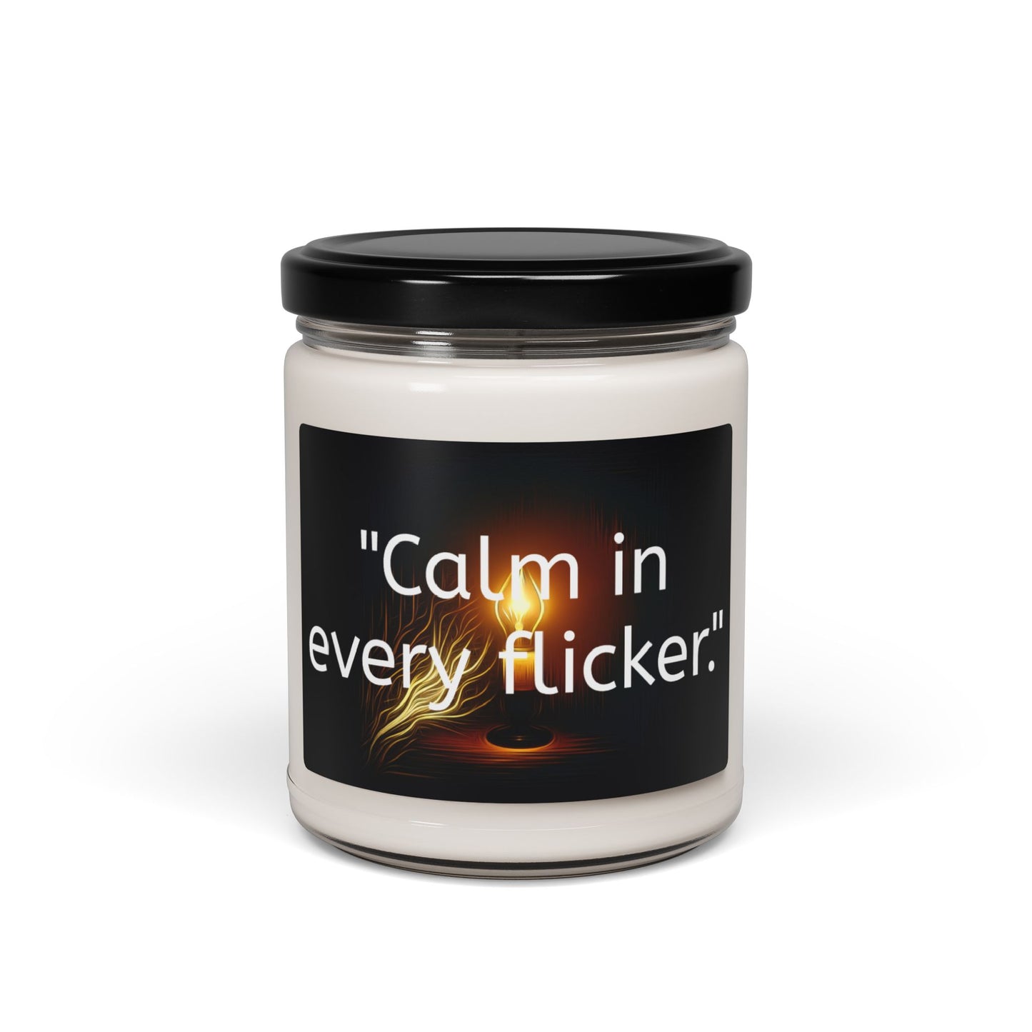 "Calm in Every Flicker" Soy Candle, 9oz