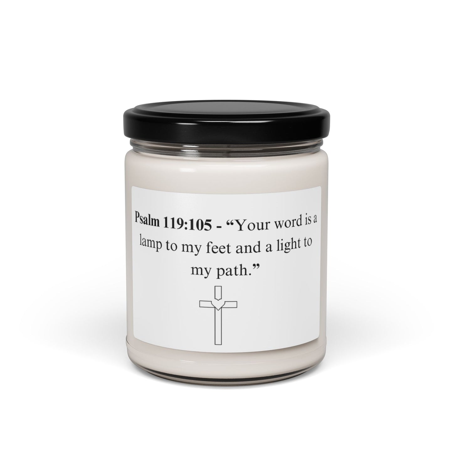 "Psalm 119:105" Soy Wax Candle