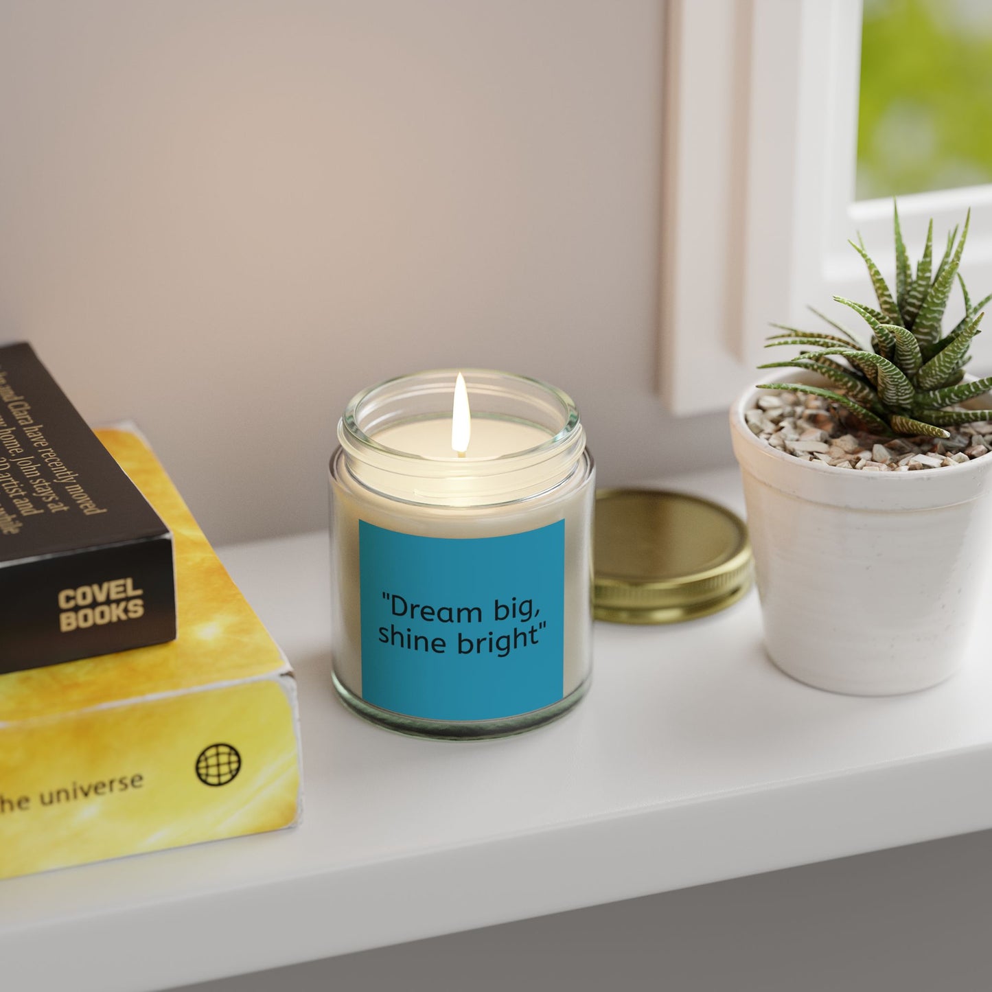 Candle with Inspirational Quote - 4oz and 9oz