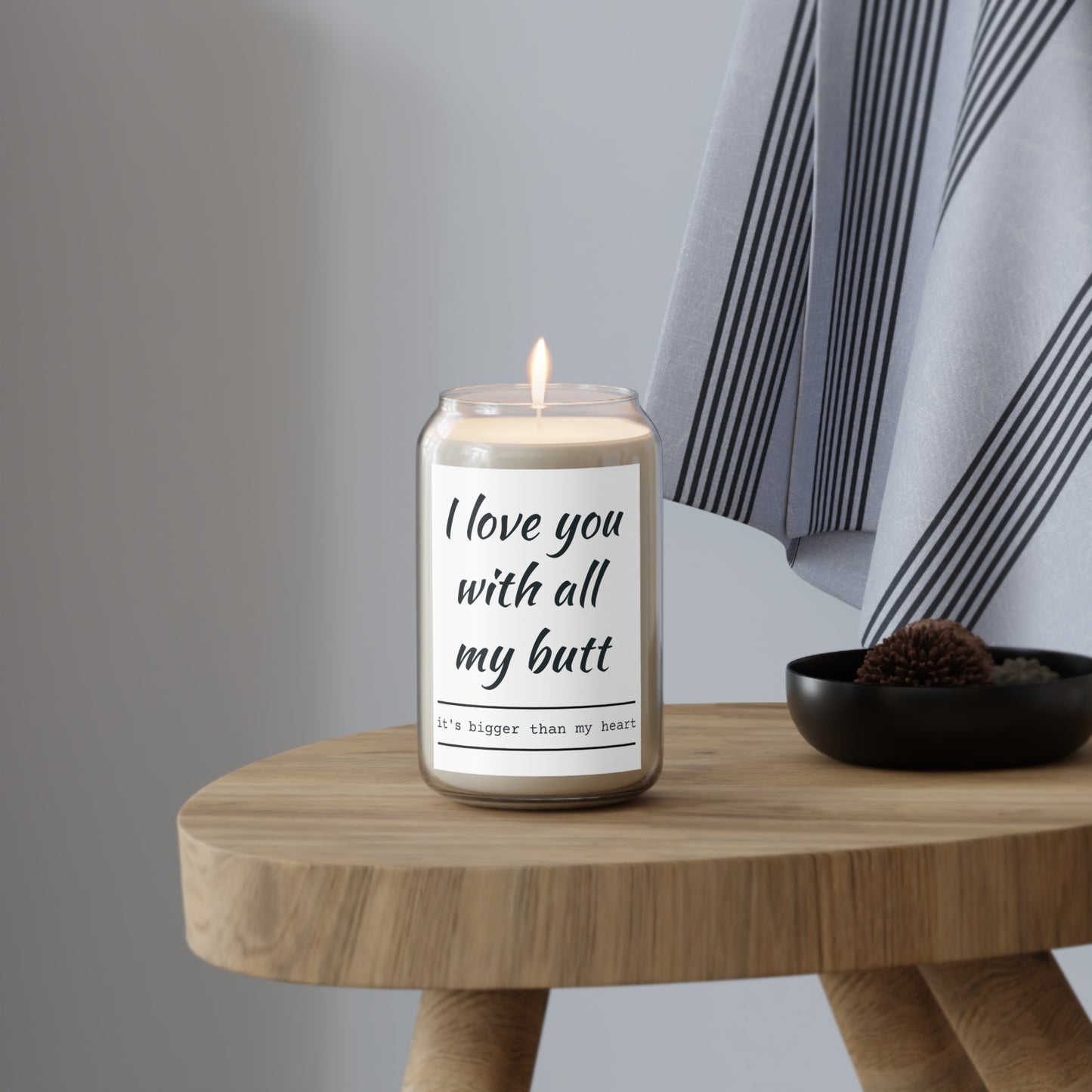 Quote Scented Candle