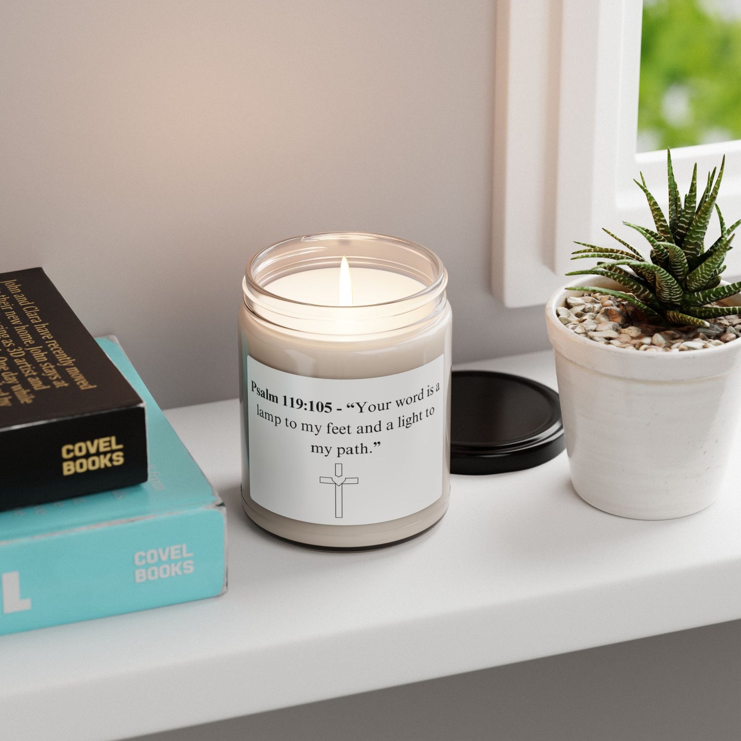 "Psalm 119:105" Soy Wax Candle