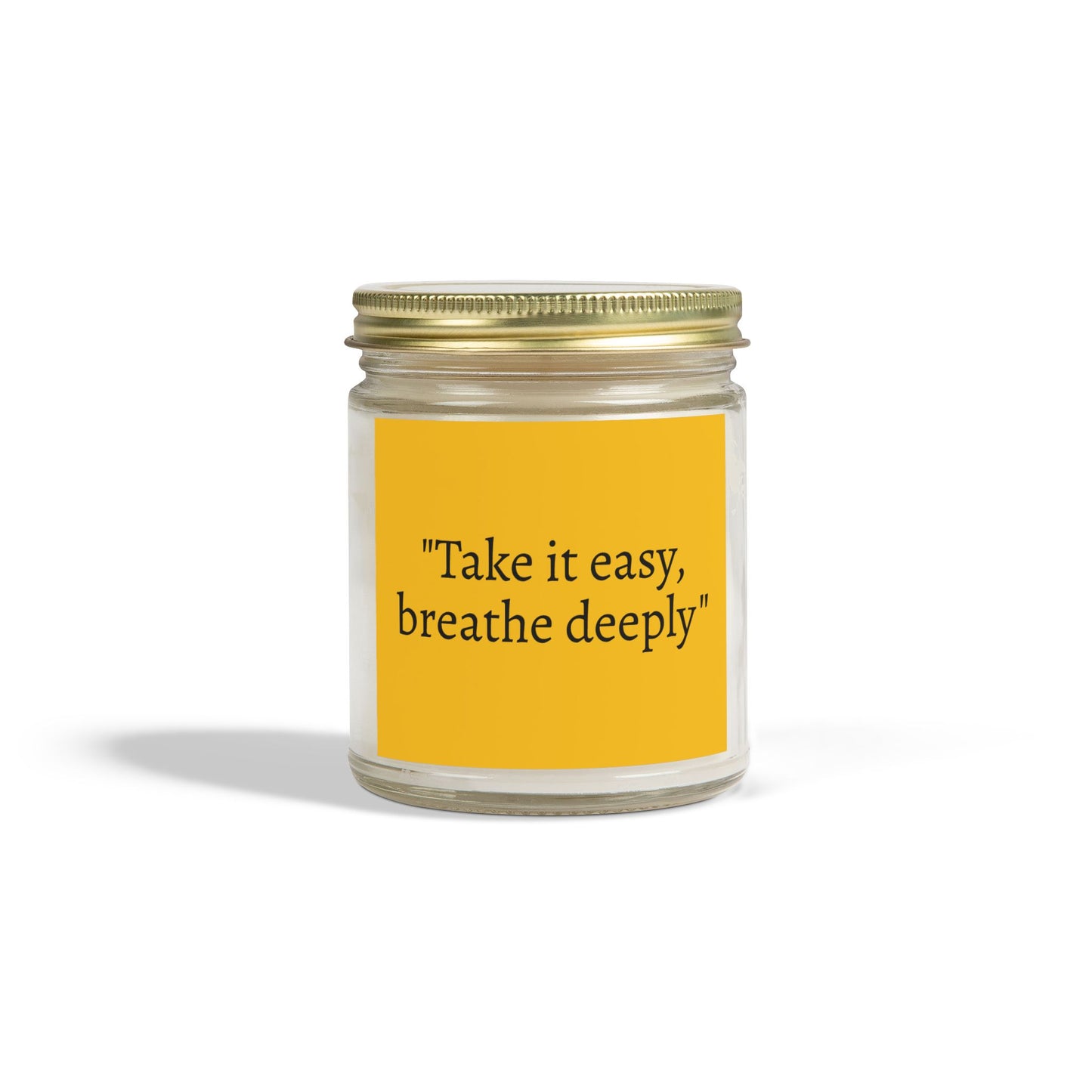 Inspirational Quoted Scented Coconut Apricot Candles