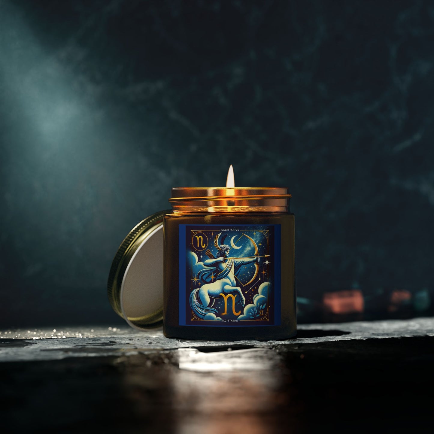 Sagittarius Zodiac Candle – Coconut Apricot Wax | 4oz & 9oz