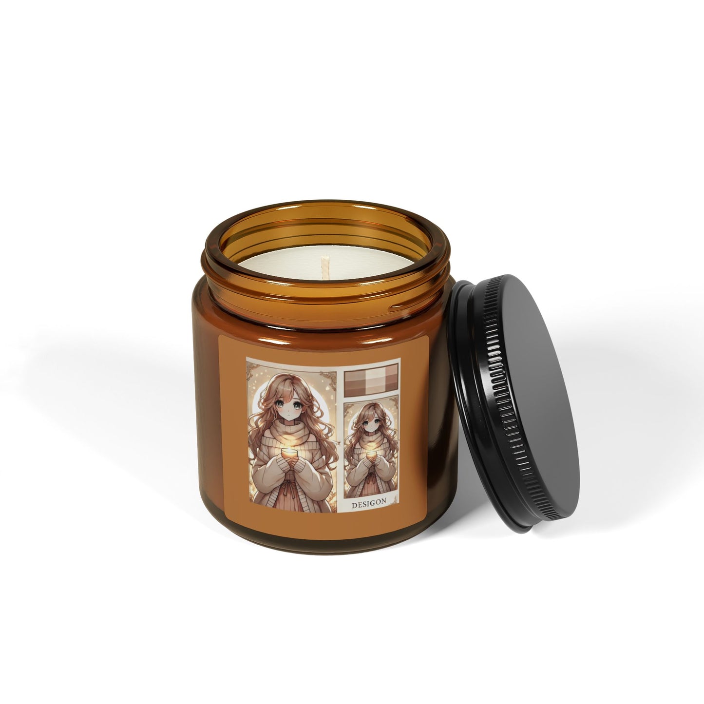 Anime Serenity Candle – Soy Wax | 4oz & 9oz | 5 Scents of Peace and Adventure