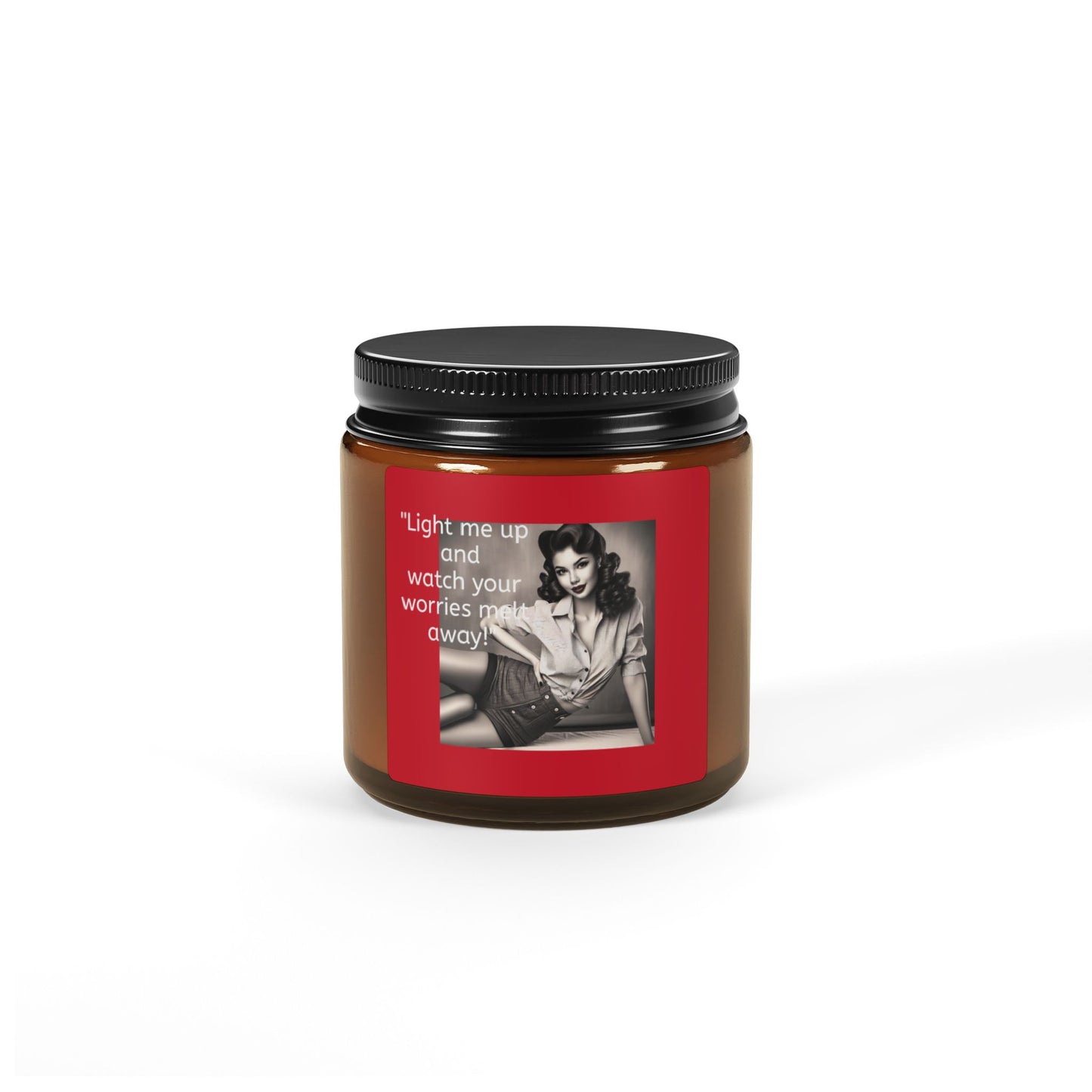 Pin-Up Girl Soy Wax Candle - Vintage Vibes, Modern Comfort