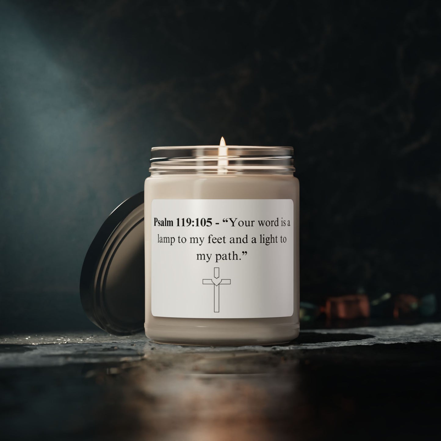 "Psalm 119:105" Soy Wax Candle