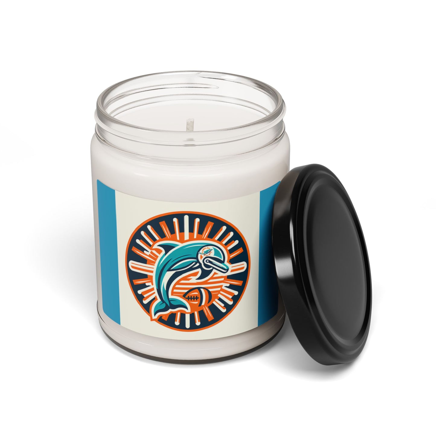 Miami Dolphins Soy Wax Candle - Ignite Your Team Spirit