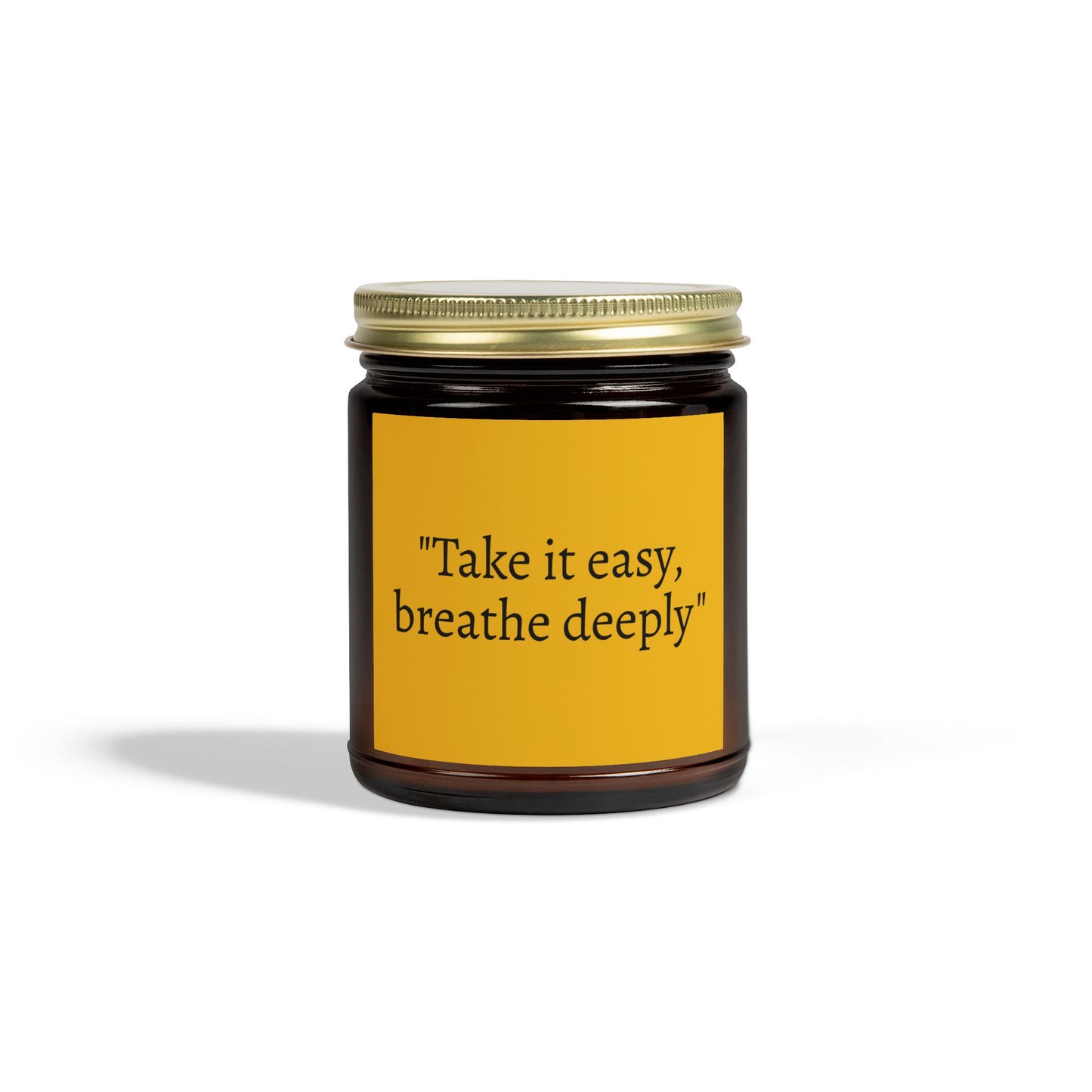 Inspirational Quoted Scented Coconut Apricot Candles