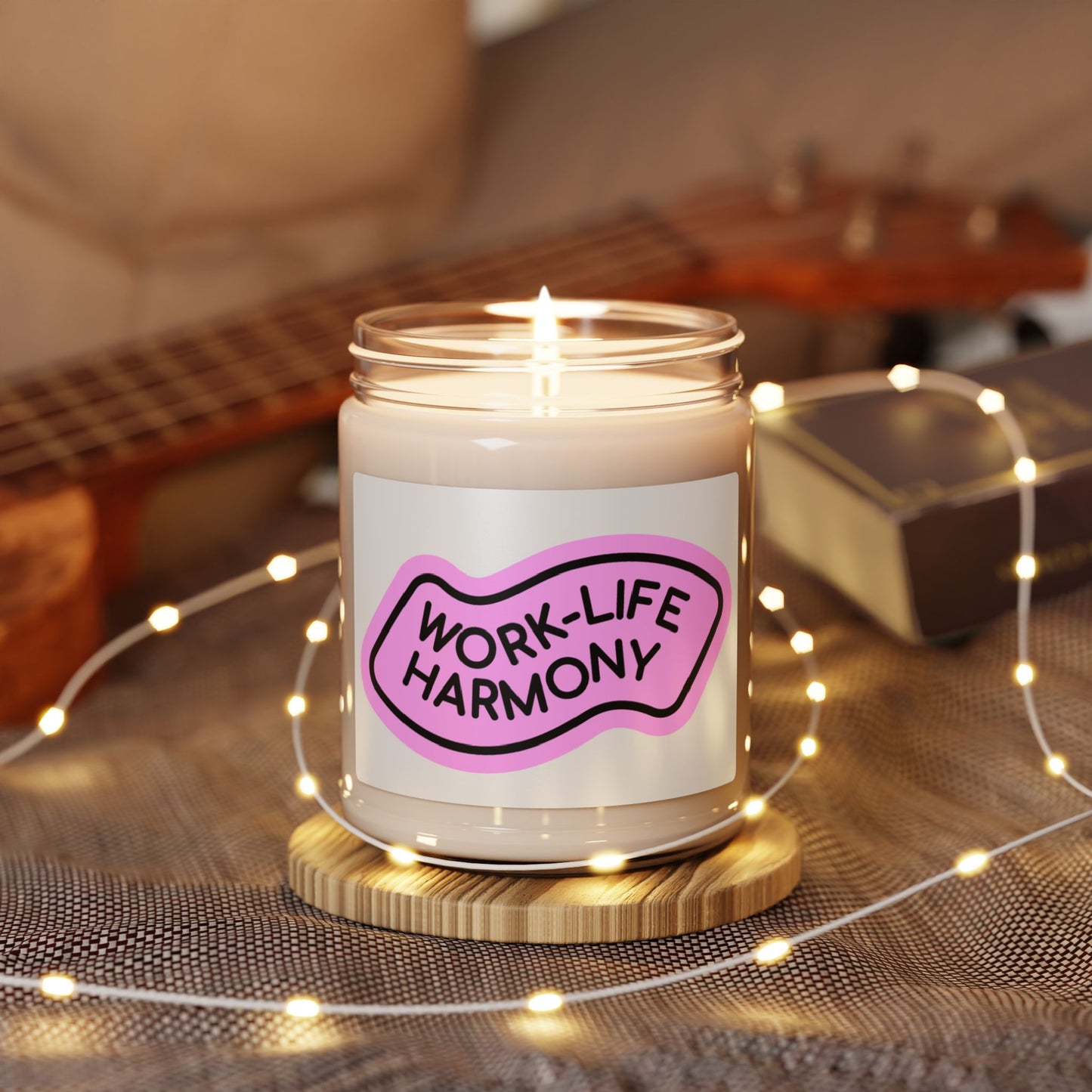 Work Life Harmony Soy Wax Candle - Find Your Balance 9oz