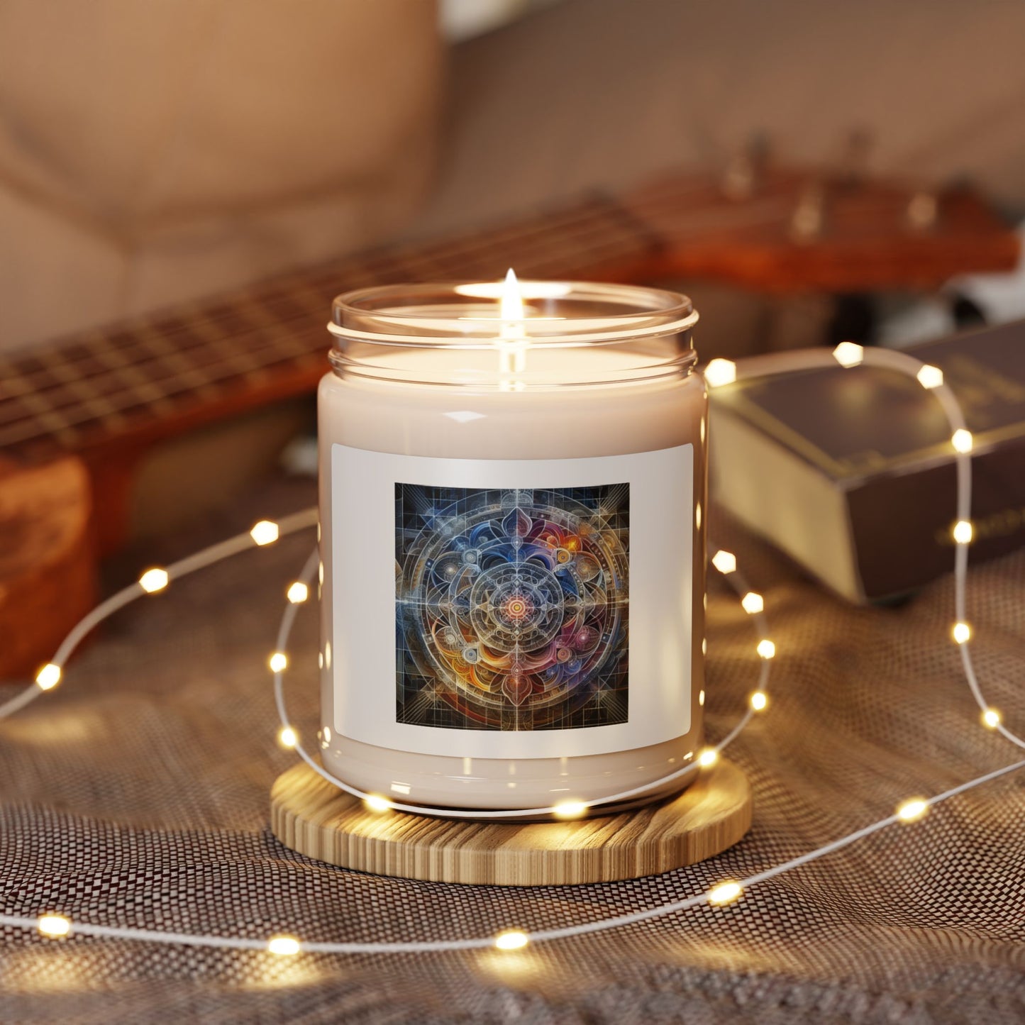 Sacred Geometry Candle - Illuminate Your Space with Divine Harmony