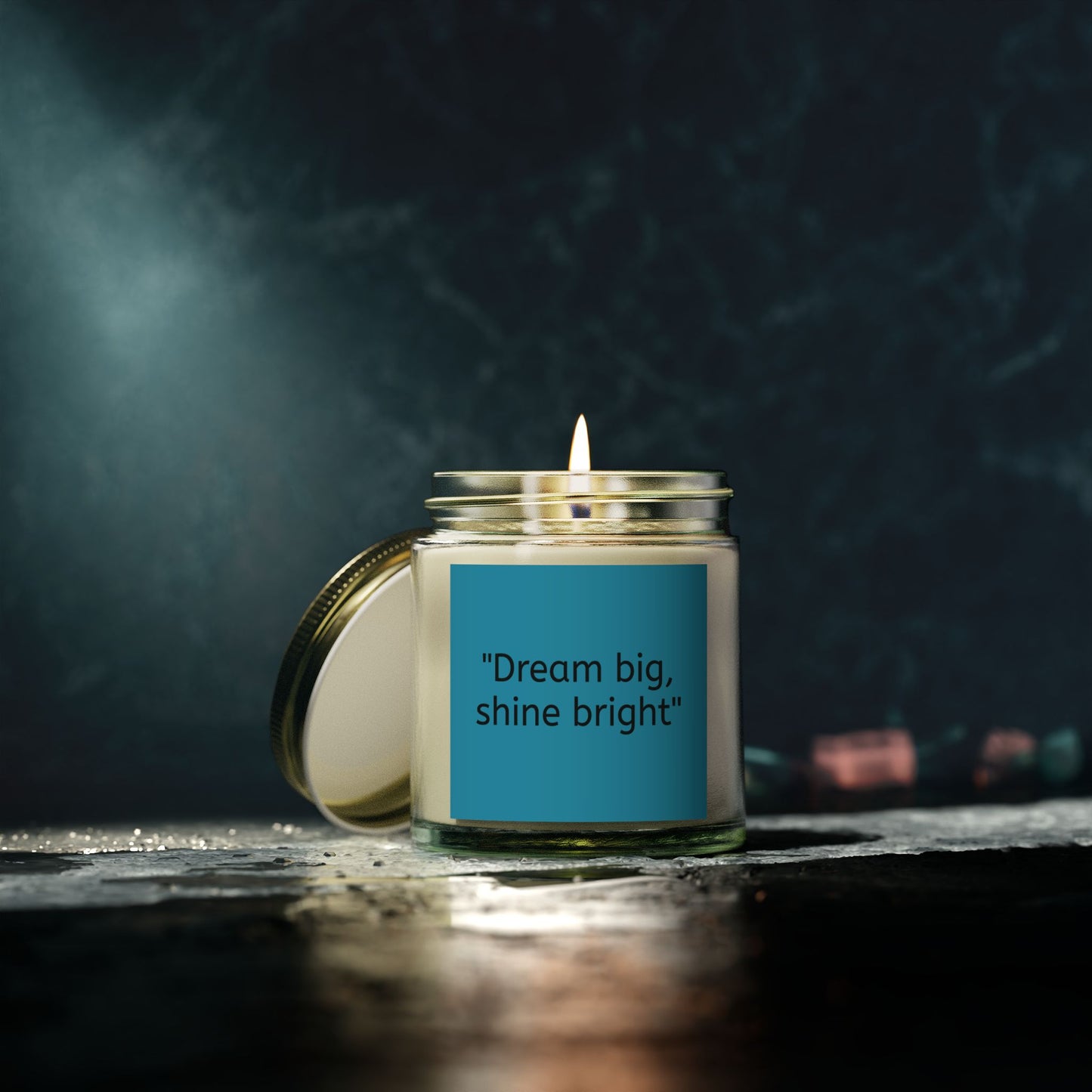 Candle with Inspirational Quote - 4oz and 9oz