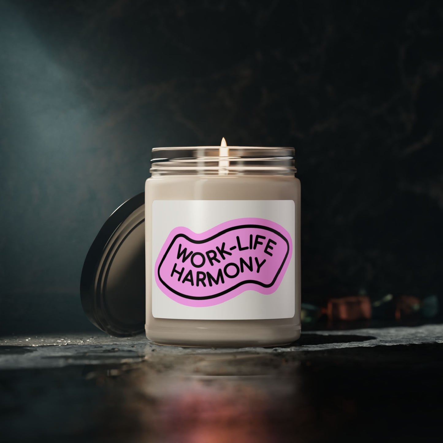 Work Life Harmony Soy Wax Candle - Find Your Balance 9oz