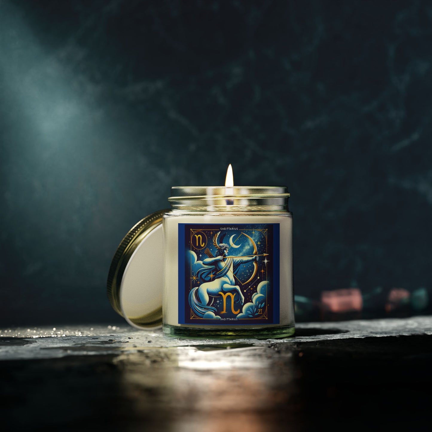 Sagittarius Zodiac Candle – Coconut Apricot Wax | 4oz & 9oz