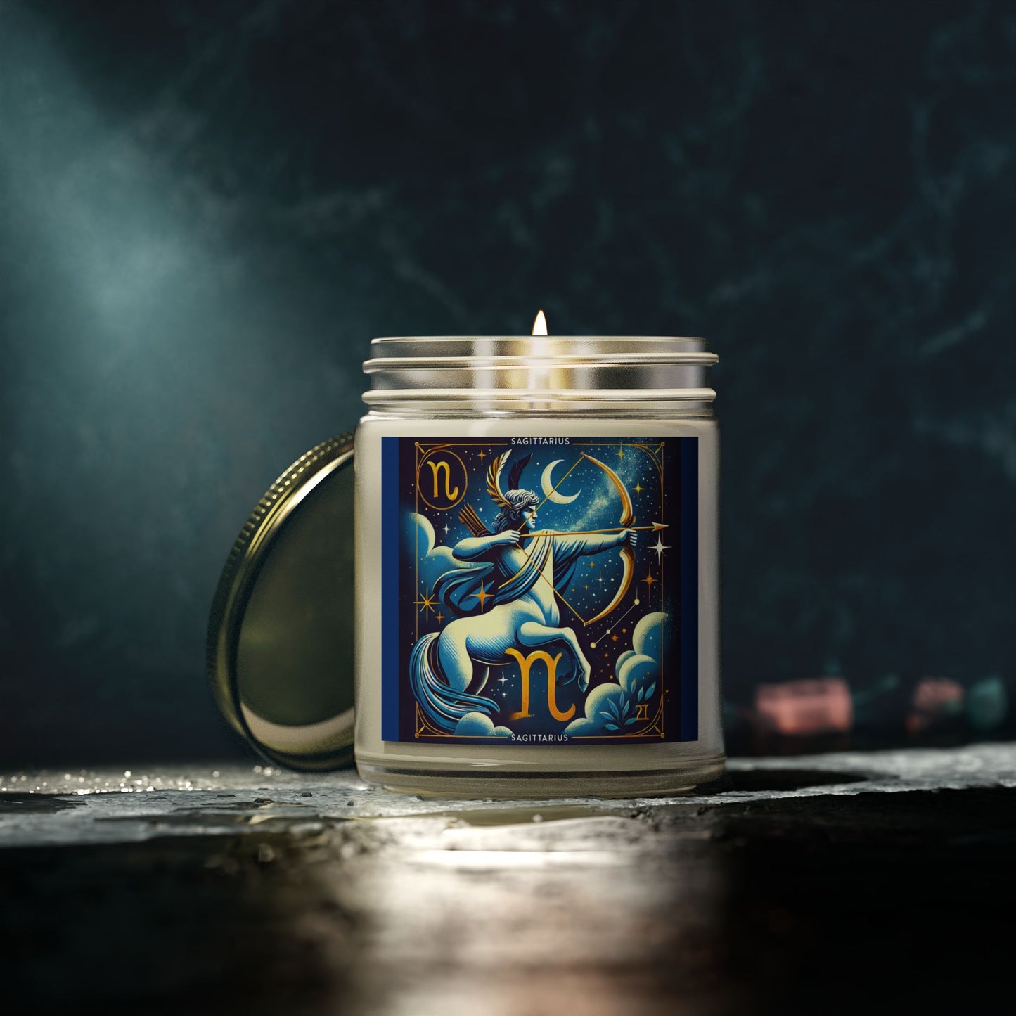 Sagittarius Zodiac Candle – Coconut Apricot Wax | 4oz & 9oz