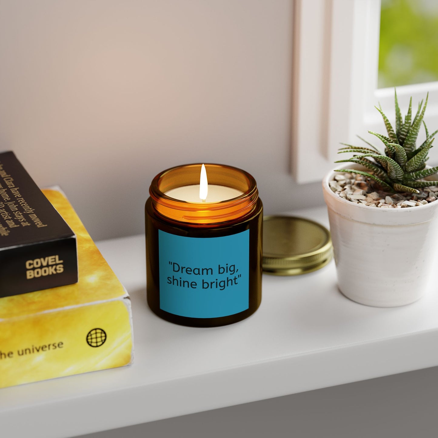 Candle with Inspirational Quote - 4oz and 9oz