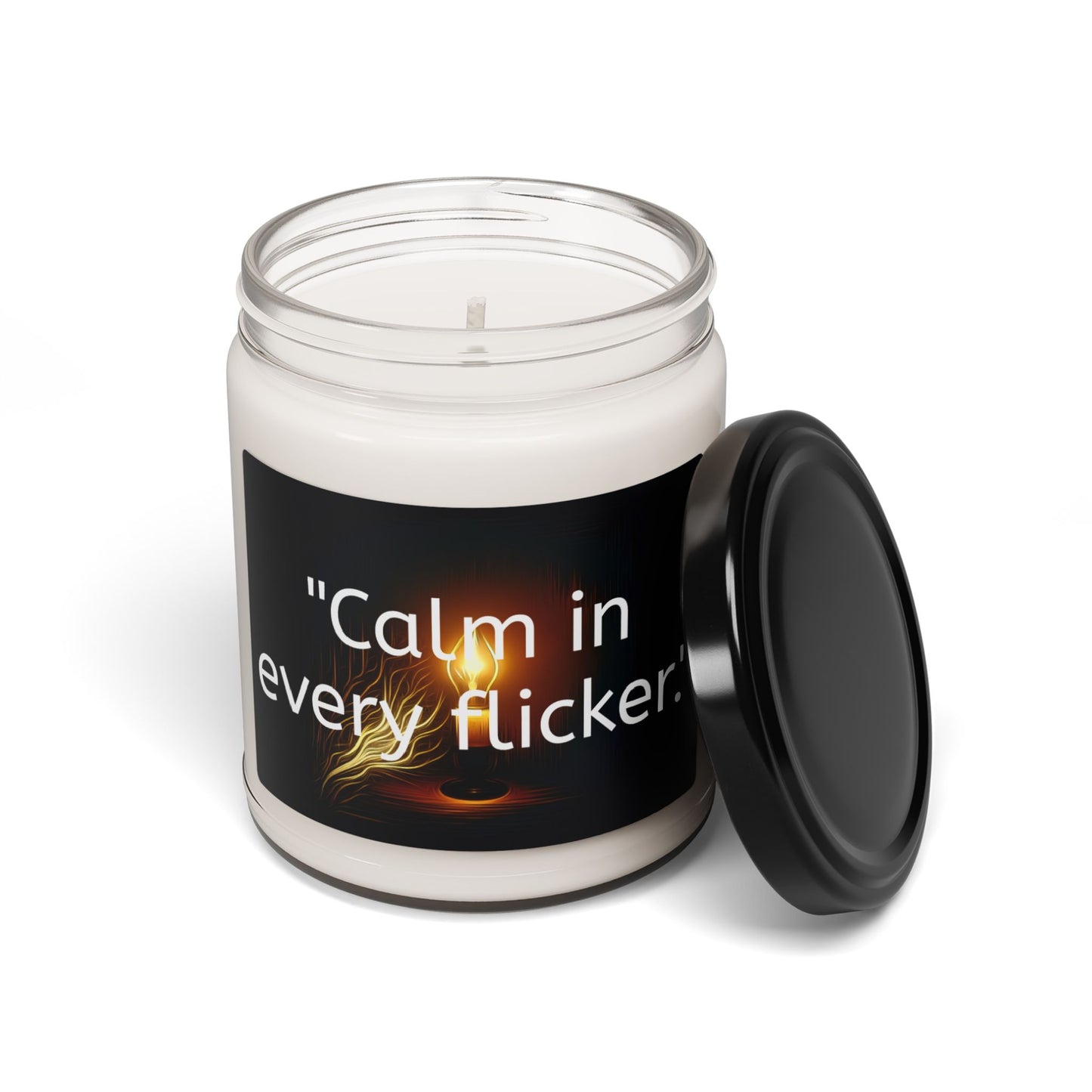 "Calm in Every Flicker" Soy Candle, 9oz